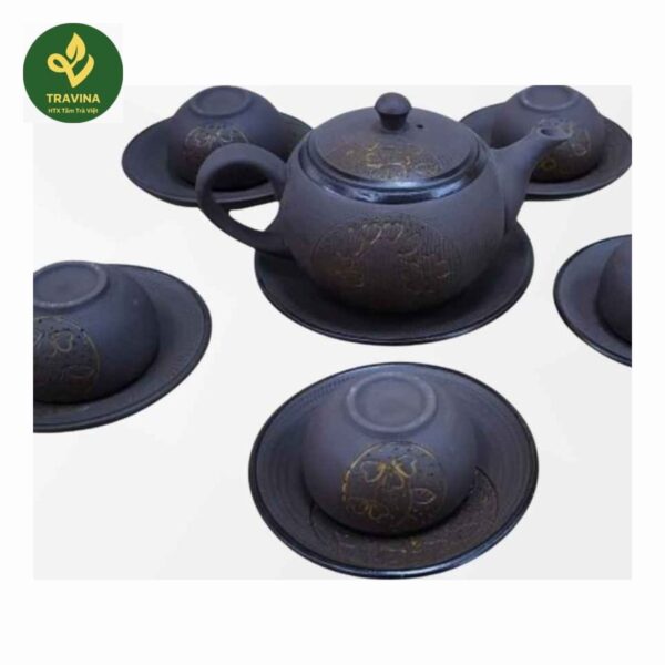 TRAVINA 越南太原 Ngu Am An Lien 紫砂茶具套装 — 零售包装