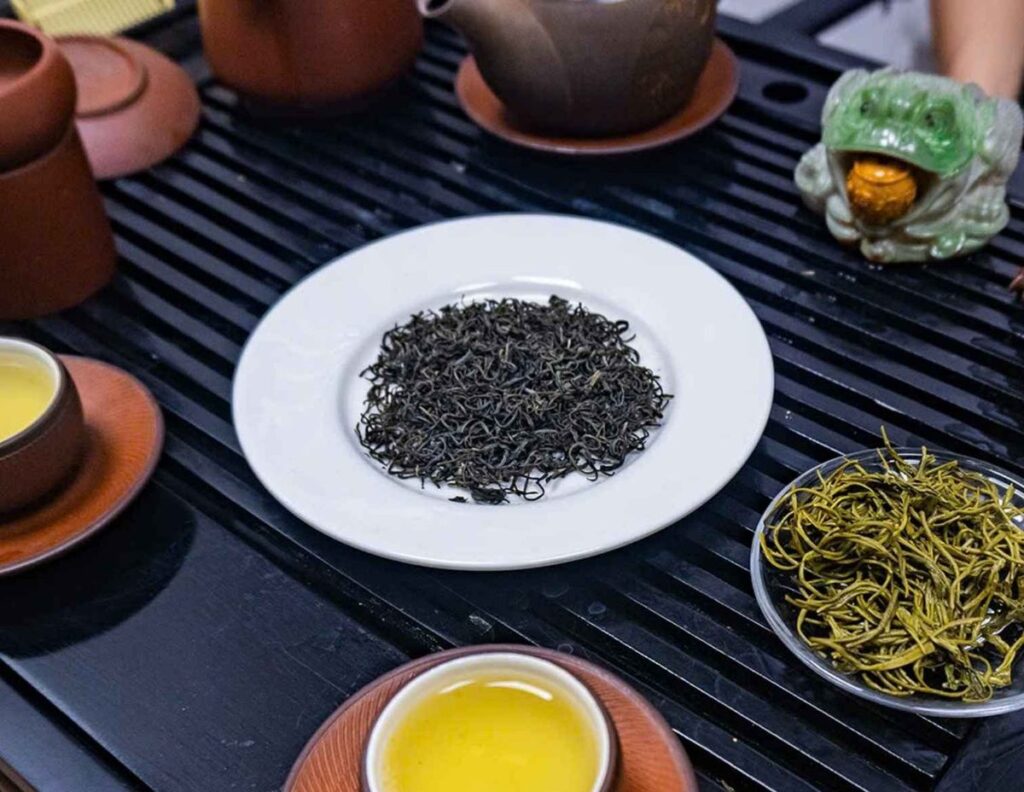 TRAVINA 太原 Moc Cau 特级绿茶 — 茶汤
