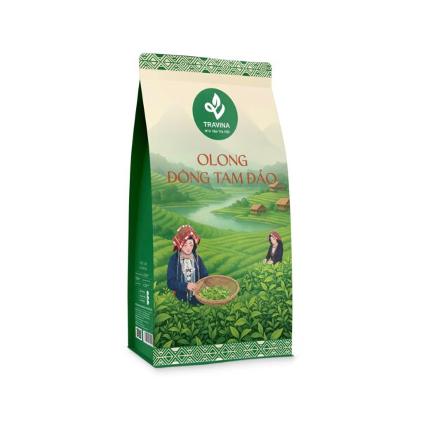 Tam Dao Oolong Tea (O Long Dong Tam Dao) from TRAVINA, Thai Nguyen, Vietnam - retail packaging