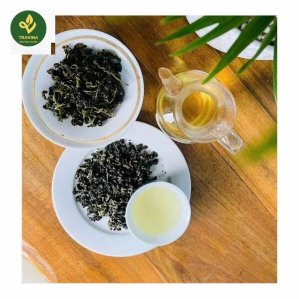 Oolong Tam Dao de TRAVINA, Thai Nguyen – hoja seca y licor