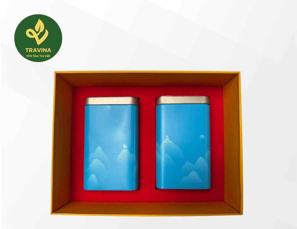 Estuche de regalo Tam Tra Nguyen Huong de TRAVINA, Thai Nguyen – caja de regalo