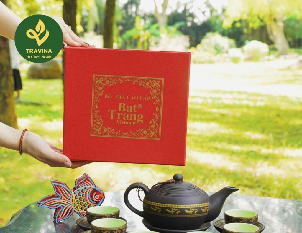 Zisha-Teeset Tu Sa Lac Hong von TRAVINA, Thai Nguyen – Geschenkbox