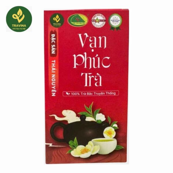 Caja de Té Van Phuc de TRAVINA, Thai Nguyen, Vietnam – envase de venta