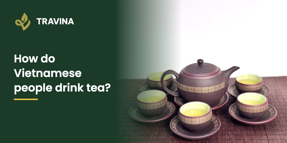 How do Vietnamese people drink tea? A zisha tea set with small cups