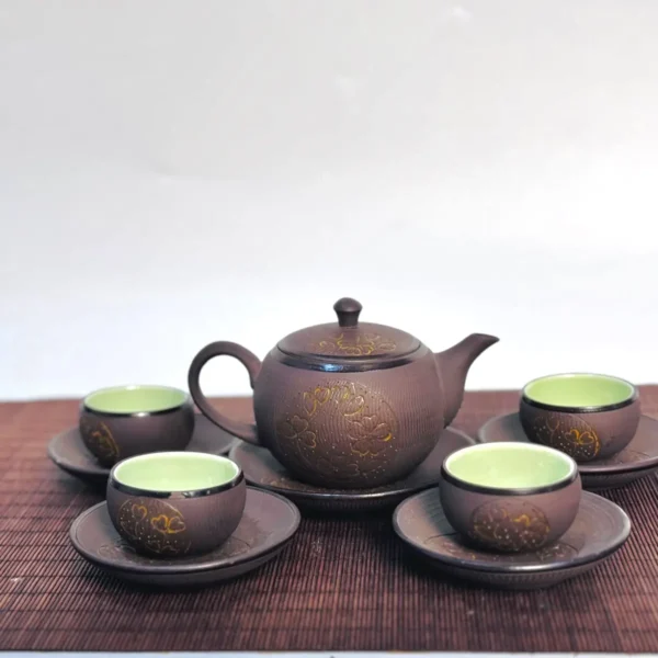 Ngu Am An Lien Zisha Tea Set – full tea set