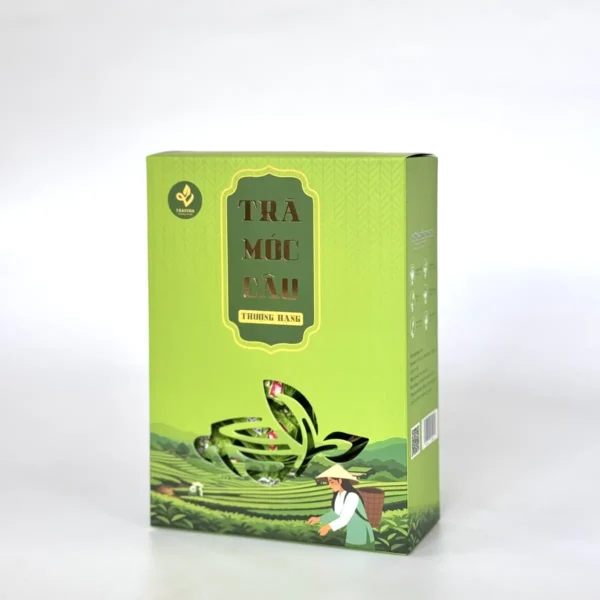 Premium Moc Cau Tea Box 20 Sachets – box side view