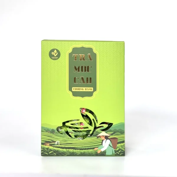 Premium Moc Cau Tea Box 20 Sachets – front of box