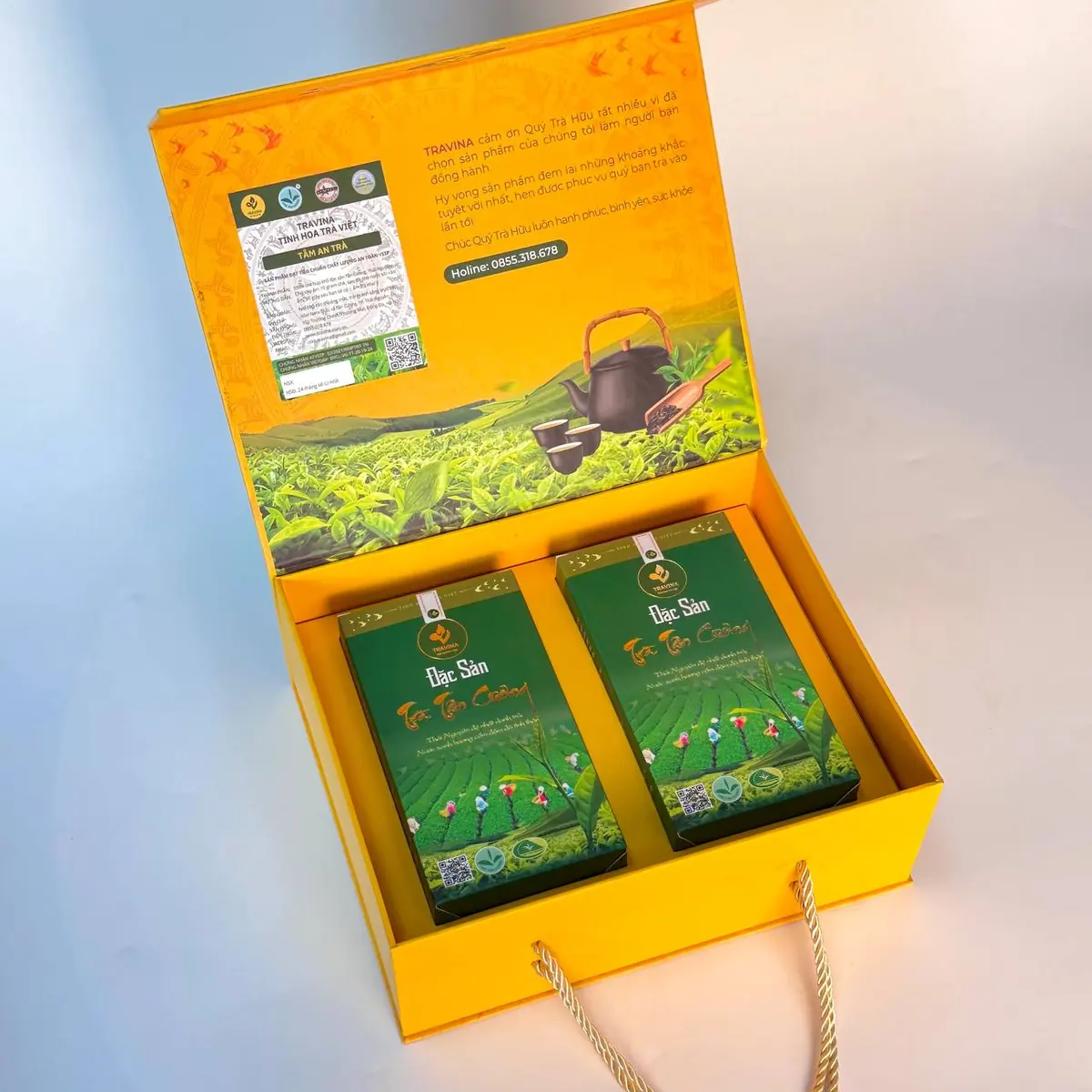 Tam An Tea Gift Set – box opened