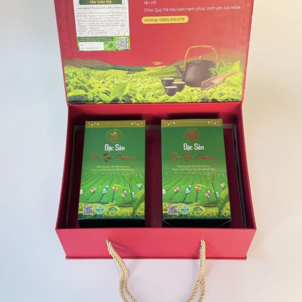 Tam Thao Tea Gift Set – box opened