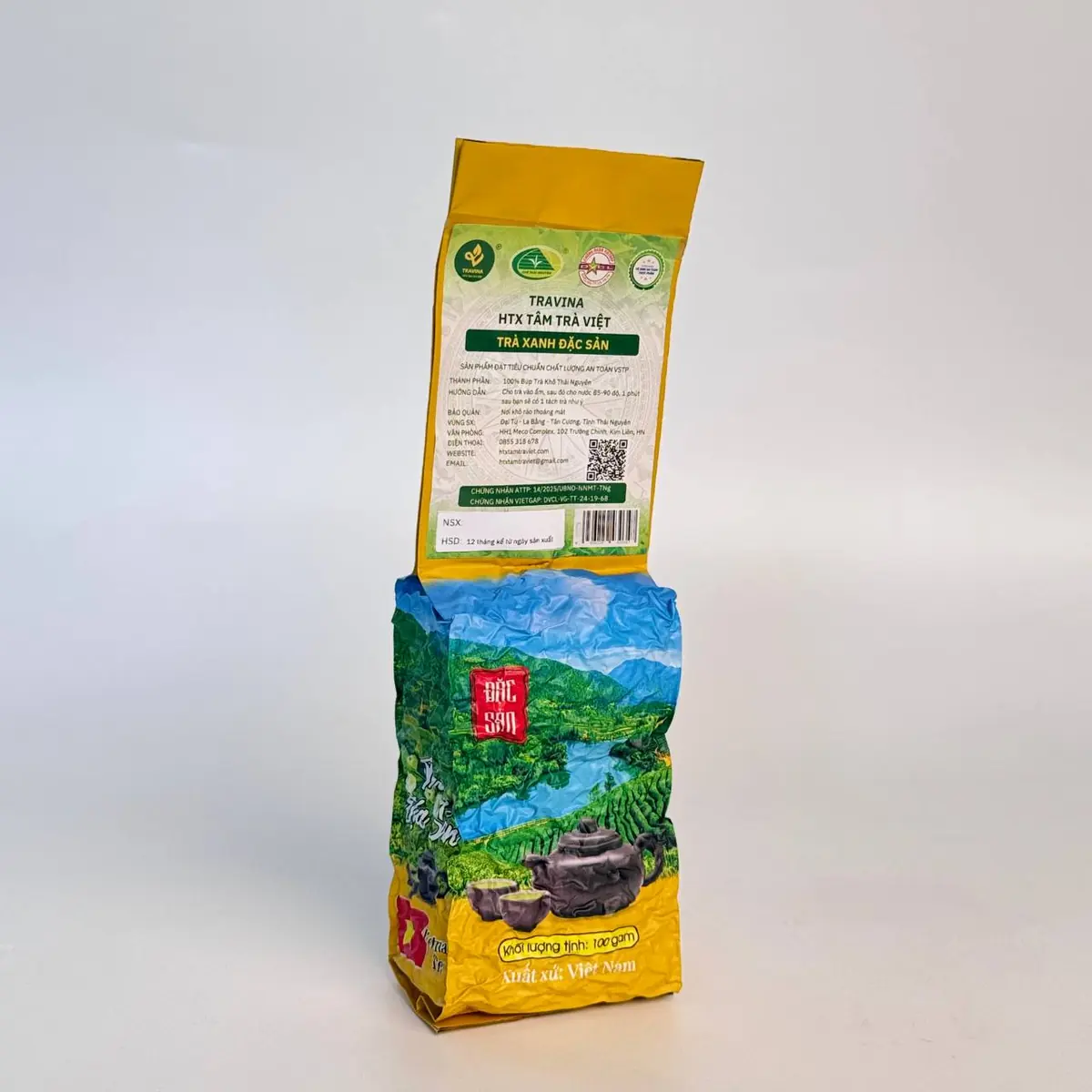 Thai Nguyen Special Green Tea – pack side view