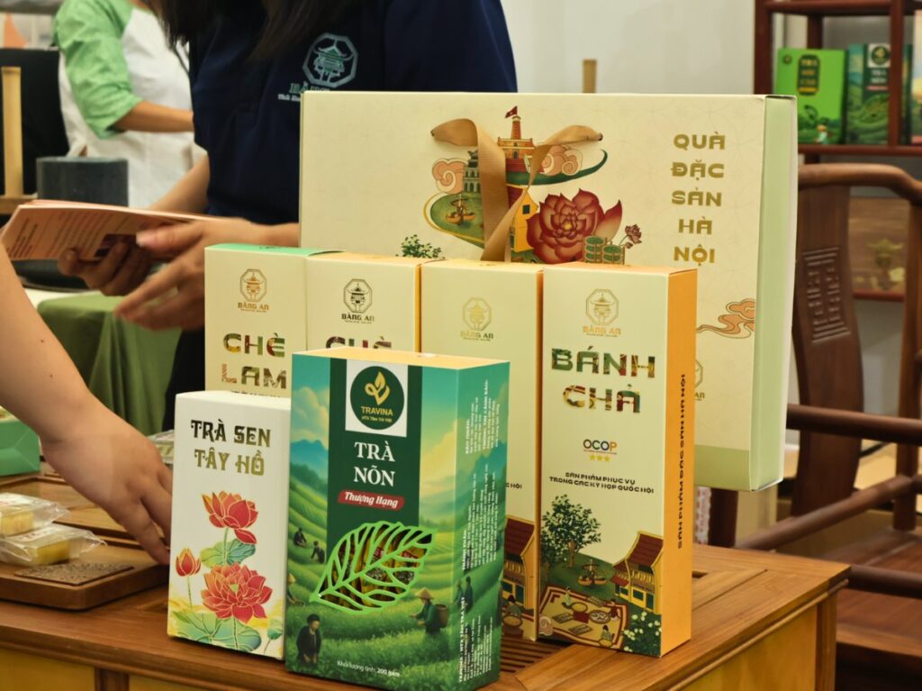 Thai Nguyen tea paired with traditional Vietnamese snacks