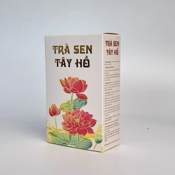 West Lake Lotus Tea – box side view
